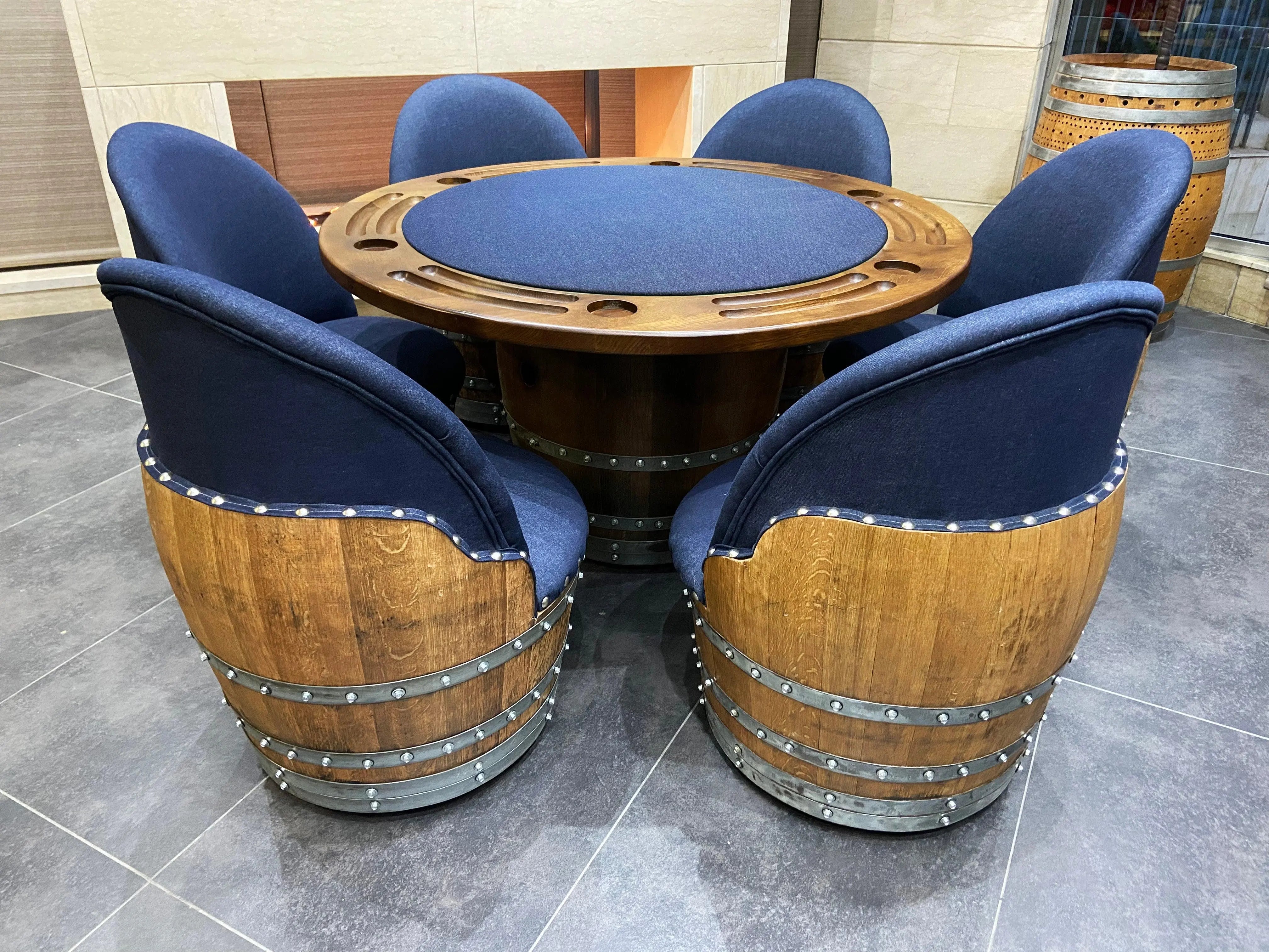 How to use wine barrel furniture in small spaces - Oak Wood Wine – Oak ...