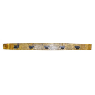 Stave Coat Rack - Oak Wood Wine Barrels
