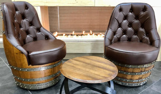 The History and Heritage of Wine Barrel Furniture - Oak Wood Wine Barrels