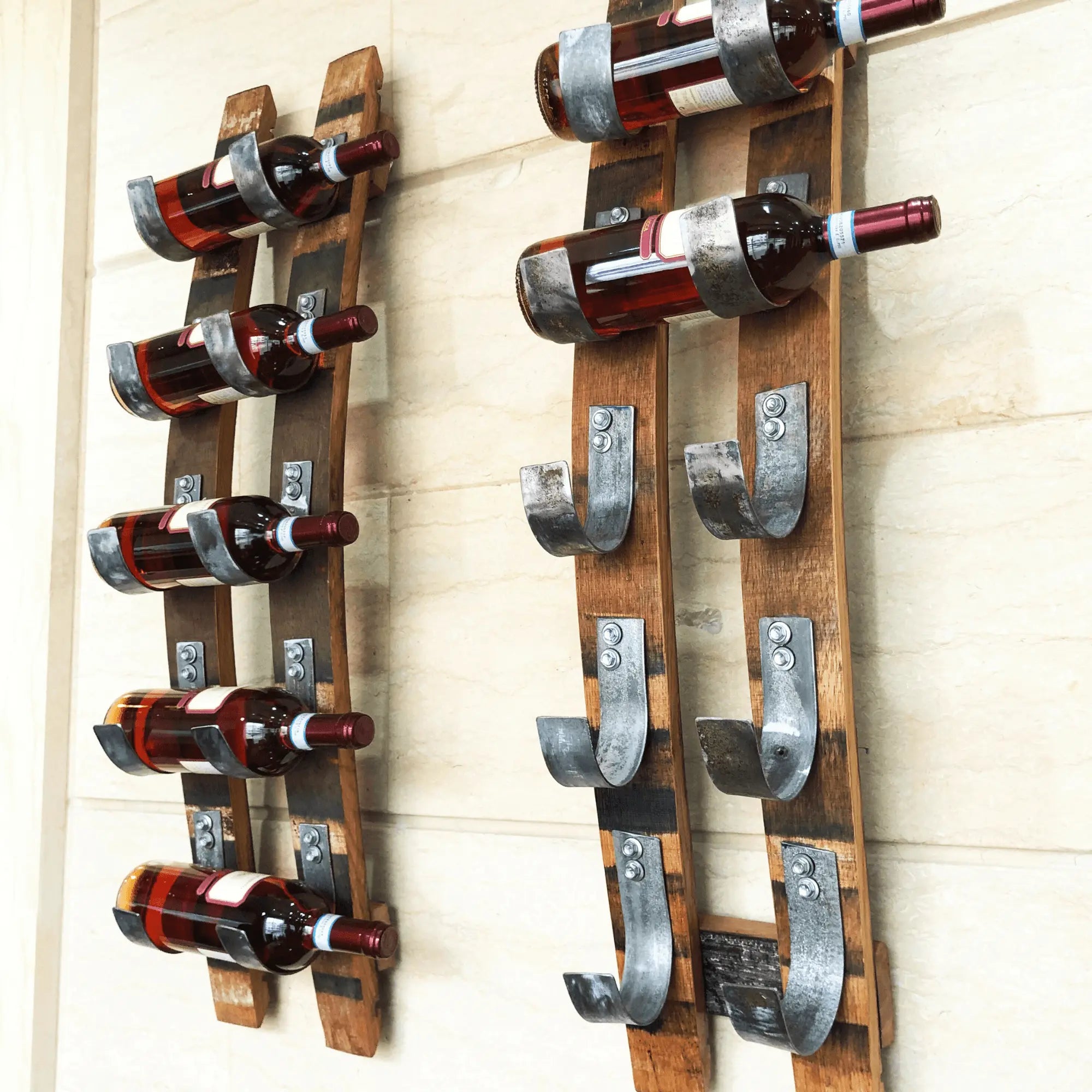 Wine Bottle Rack Wine Rack Made From Barrel Staves Diy Wine Barrel