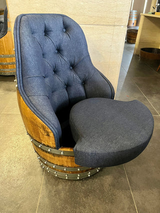 Luxury Captain Barrel Chair Table Set (November Preorder) Obarrel.com