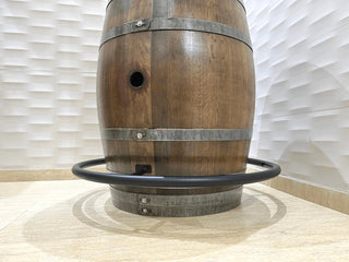 DIY Wine-Bourbon-Whiskey Bistro Kit (Barrel Not Included) - Oak Wood Wine Barrels. wine barrel coffee table barrel glass top wine barrel glass top whiskey barrel glass top bourbon barrel glass top barrel coffee table barrel wine rack wine barrel table whiskey barrel whiskey barrel table wine barrel handma