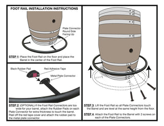 DIY Wine-Bourbon-Whiskey Bistro Kit (Barrel Not Included) - Oak Wood Wine Barrels. wine barrel coffee table barrel glass top wine barrel glass top whiskey barrel glass top bourbon barrel glass top barrel coffee table barrel wine rack wine barrel table whiskey barrel whiskey barrel table wine barrel handma