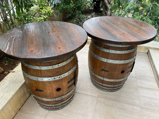Double Barrel Bar Cabinet Set - Oak Wood Wine Barrels. wine barrel coffee table barrel glass top wine barrel glass top whiskey barrel glass top bourbon barrel glass top barrel coffee table barrel wine rack wine barrel table whiskey barrel whiskey barrel table wine barrel handma