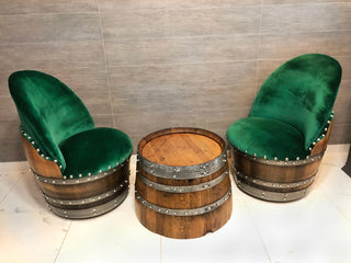 Green Velvet Wine Barrel Chair - Oak Wood Wine Barrels. wine barrel coffee table barrel glass top wine barrel glass top whiskey barrel glass top bourbon barrel glass top barrel coffee table barrel wine rack wine barrel table whiskey barrel whiskey barrel table wine barrel handma