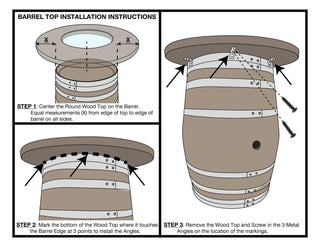 Round Solid Wood Top (Top Only) - Oak Wood Wine Barrels. wine barrel coffee table barrel glass top wine barrel glass top whiskey barrel glass top bourbon barrel glass top barrel coffee table barrel wine rack wine barrel table whiskey barrel whiskey barrel table wine barrel handma