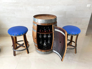 Wine Barrel Bar Set - Oak Wood Wine Barrels. wine barrel coffee table barrel glass top wine barrel glass top whiskey barrel glass top bourbon barrel glass top barrel coffee table barrel wine rack wine barrel table whiskey barrel whiskey barrel table wine barrel handma