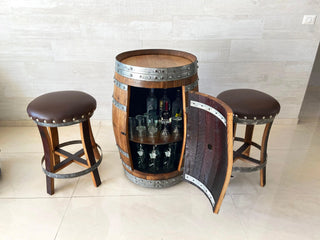Wine Barrel Bar Set - Oak Wood Wine Barrels. wine barrel coffee table barrel glass top wine barrel glass top whiskey barrel glass top bourbon barrel glass top barrel coffee table barrel wine rack wine barrel table whiskey barrel whiskey barrel table wine barrel handma