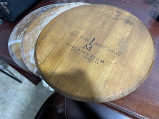 Wine Barrel Top - Finished Barrel Oak Head With Backing Installed - Oak Wood Wine Barrels. wine barrel coffee table barrel glass top wine barrel glass top whiskey barrel glass top bourbon barrel glass top barrel coffee table barrel wine rack wine barrel table whiskey barrel whiskey barrel table wine barrel handma