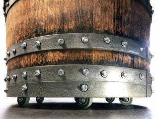 2-Chair Hoop Table Set - Oak Wood Wine Barrels. wine barrel coffee table barrel glass top wine barrel glass top whiskey barrel glass top bourbon barrel glass top barrel coffee table barrel wine rack wine barrel table whiskey barrel whiskey barrel table wine barrel handma