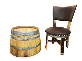 2 Pack x Half-Wine Barrel Chest/Planter - Oak Wood Wine Barrels. wine barrel coffee table barrel glass top wine barrel glass top whiskey barrel glass top bourbon barrel glass top barrel coffee table barrel wine rack wine barrel table whiskey barrel whiskey barrel table wine barrel handma