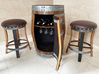 Barrel Stave Bar Stool Brown - Oak Wood Wine Barrels. wine barrel coffee table barrel glass top wine barrel glass top whiskey barrel glass top bourbon barrel glass top barrel coffee table barrel wine rack wine barrel table whiskey barrel whiskey barrel table wine barrel handma