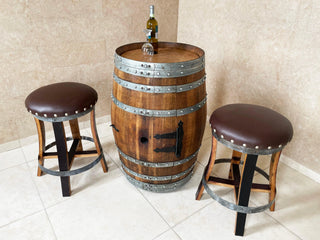 Barrel Stave Bar Stool Brown - Oak Wood Wine Barrels. wine barrel coffee table barrel glass top wine barrel glass top whiskey barrel glass top bourbon barrel glass top barrel coffee table barrel wine rack wine barrel table whiskey barrel whiskey barrel table wine barrel handma