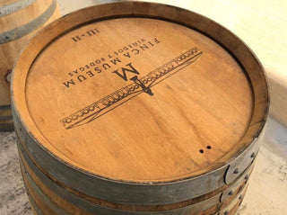 FINCA Museum Multi-Use Bar - Oak Wood Wine Barrels. wine barrel coffee table barrel glass top wine barrel glass top whiskey barrel glass top bourbon barrel glass top barrel coffee table barrel wine rack wine barrel table whiskey barrel whiskey barrel table wine barrel handma