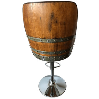 Luxury Wine Barrel Bar Stool Brown - Oak Wood Wine Barrels. wine barrel coffee table barrel glass top wine barrel glass top whiskey barrel glass top bourbon barrel glass top barrel coffee table barrel wine rack wine barrel table whiskey barrel whiskey barrel table wine barrel handma