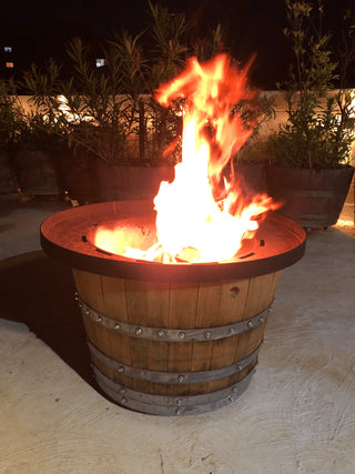 Wine Barrel Fire Pit - Oak Wood Wine Barrels. wine barrel coffee table barrel glass top wine barrel glass top whiskey barrel glass top bourbon barrel glass top barrel coffee table barrel wine rack wine barrel table whiskey barrel whiskey barrel table wine barrel handma