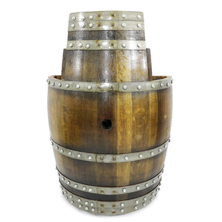 Wine Barrel Top Shelf Bar - Oak Wood Wine Barrels. wine barrel coffee table barrel glass top wine barrel glass top whiskey barrel glass top bourbon barrel glass top barrel coffee table barrel wine rack wine barrel table whiskey barrel whiskey barrel table wine barrel handma
