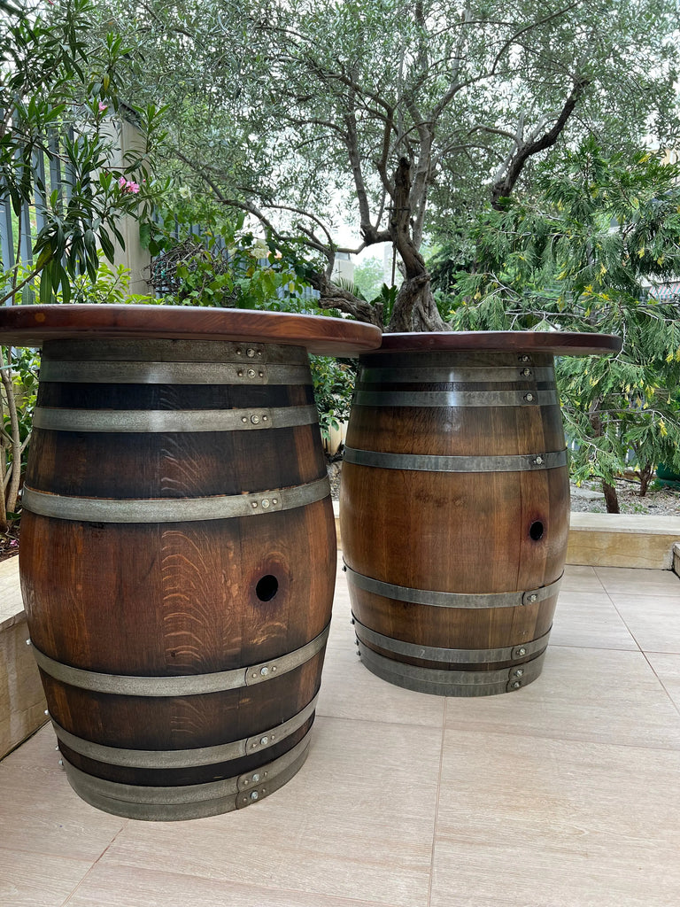 What-Is-the-Oak-Barrel-Furniture-Featured-in-Mo-on-Netflix Oak Wood Wine Barrels