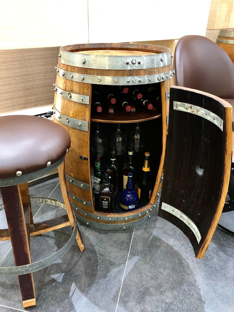 How-To-Protect-A-Wine-Barrel-Outside-In-Calgary-Canada Oak Wood Wine Barrels