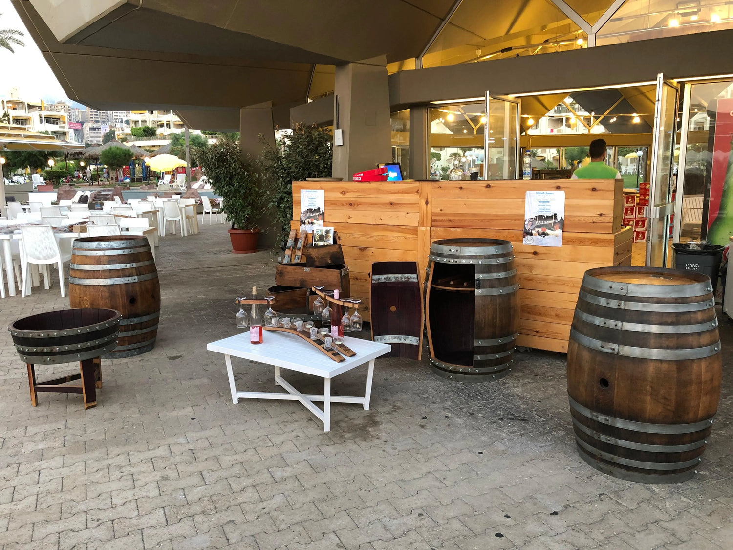 How to Transform Your Outdoor Patio Into a Unique and Stylish Space With Wine Barrel Furniture - Oak Wood Wine Barrels