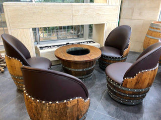 Repurposing Wine Barrels Into Natural Home Decor Pieces - Oak Wood Wine Barrels