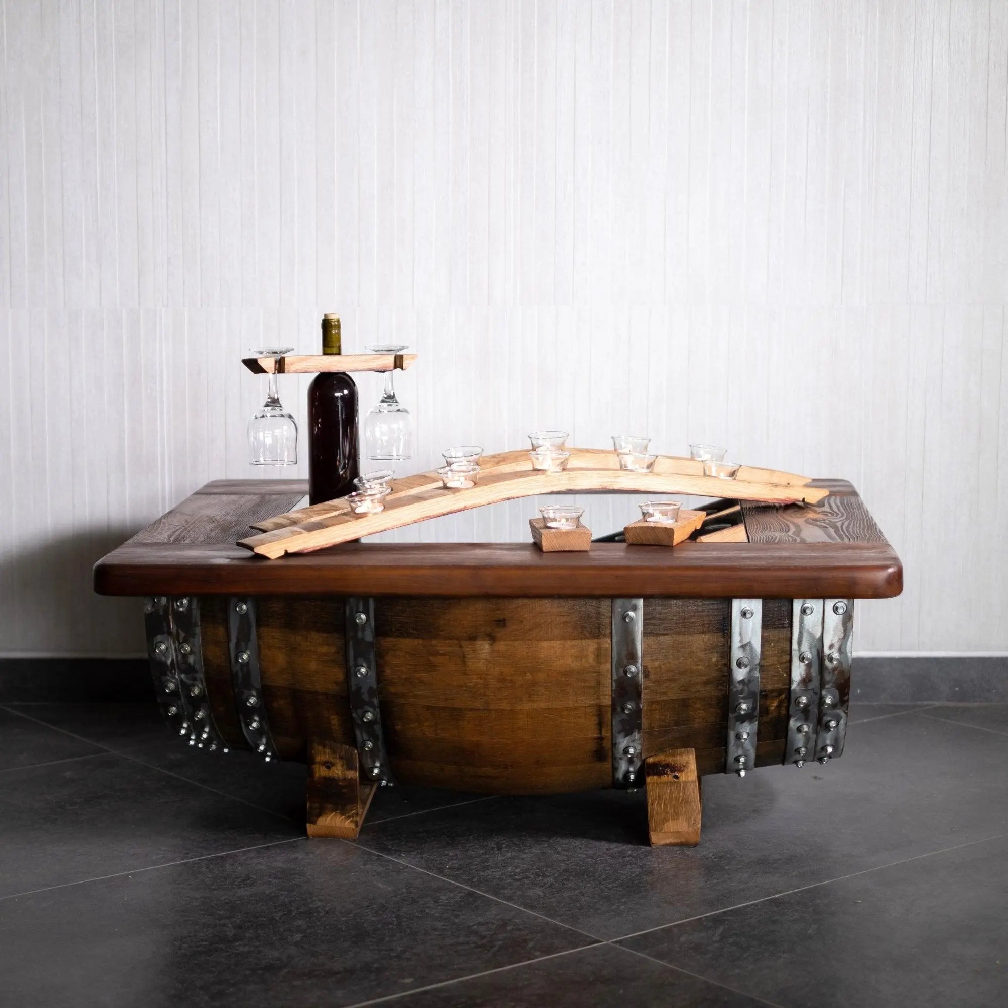 Barrel Tables - Oak Wood Wine Barrels