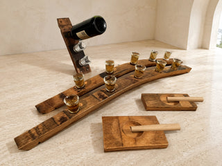 Whiskey & Wine Barrel Party Planner Gift Pack — Reclaimed Stave Hosting Set
