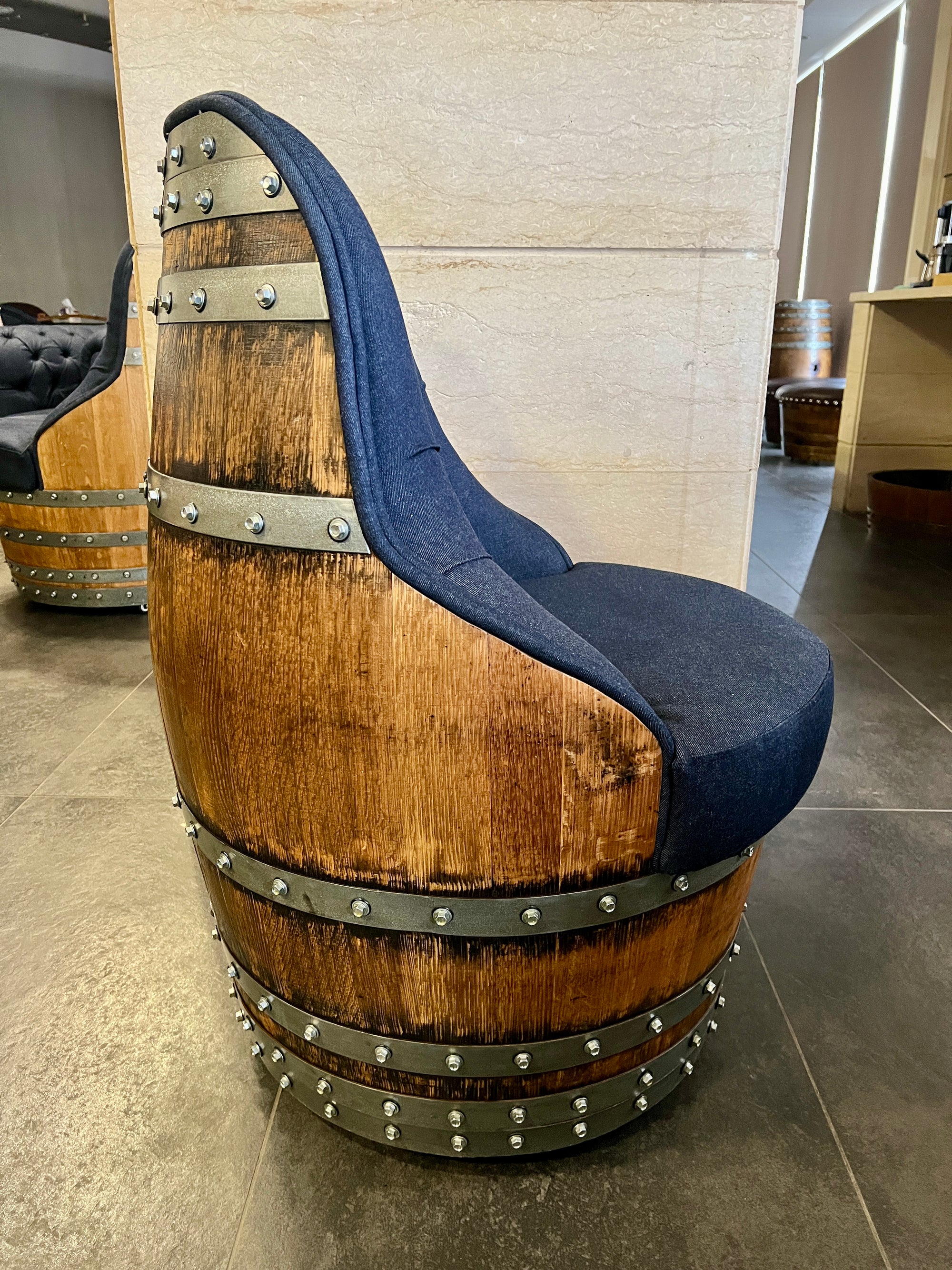Luxury Captain Barrel Chair Obarrel.com