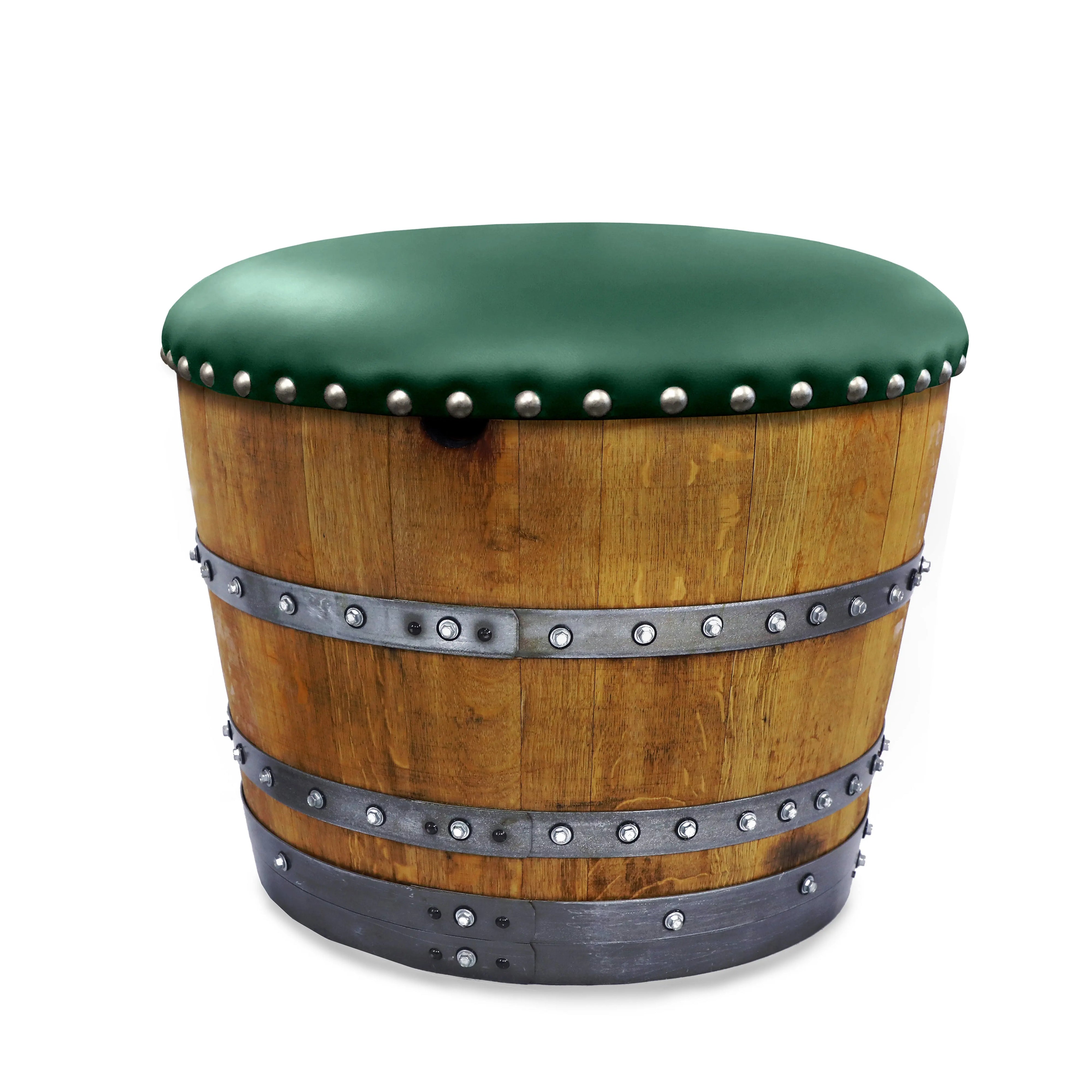 Wine Barrel Ottoman Oak Wood Wine Barrels