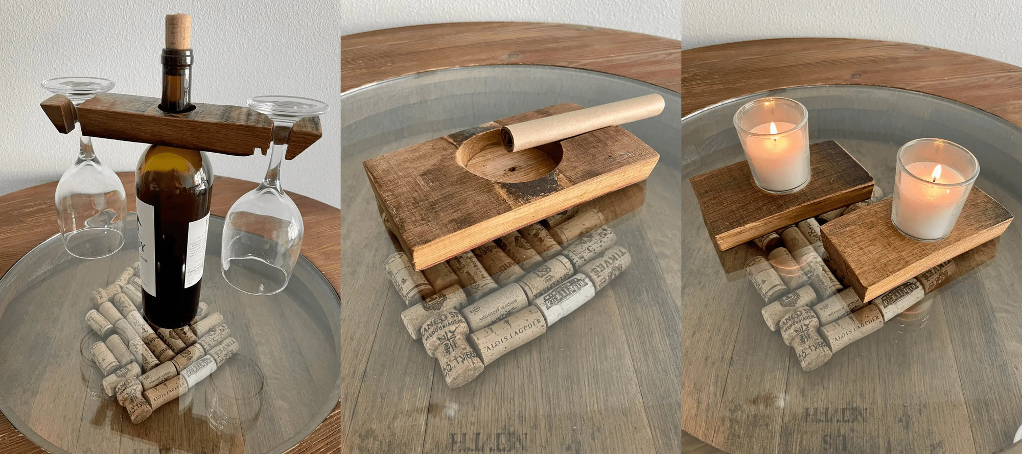 Bourbon barrel wine rack 2025