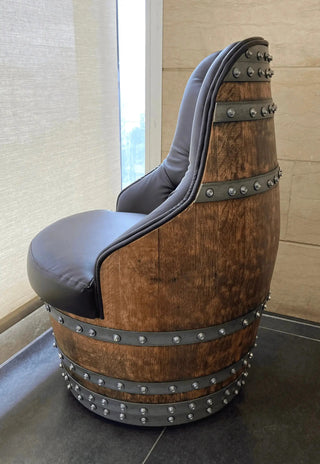 Luxury Wine Barrel Captain Chair - Oak Wood Wine Barrels. wine barrel coffee table barrel glass top wine barrel glass top whiskey barrel glass top bourbon barrel glass top barrel coffee table barrel wine rack wine barrel table whiskey barrel whiskey barrel table wine barrel handma