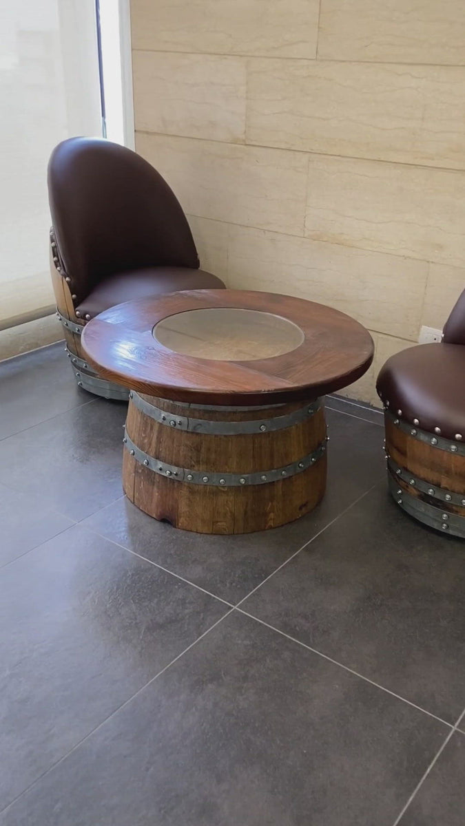 Coffee Table Model – Wine Barrel Dude