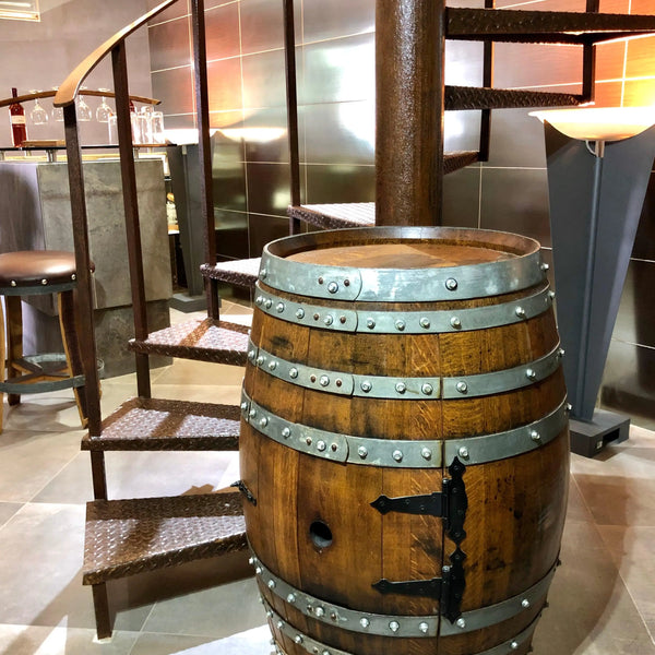 Wine Barrel Bar - Cabinet - Oak Wood Wine Barrels